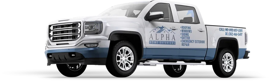 Alpha Home Exterior – Service Car – V6 Alpha Home Exterior Service Car - Sideview V2